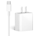 USB-C Charging Rapidly Fast USB C Fast Wall Charger for OnePlus Nord N20 5G and Other OnePlus Devices (18W 3A PD Power Adapter + Extra Long 6.6 Foot USB-C C-C Cable)